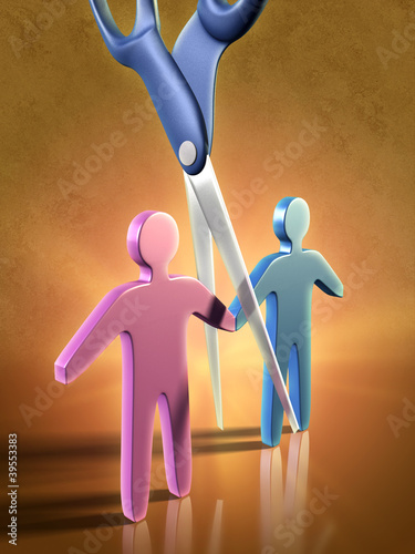 Illustration: Couple separation Couple separation