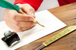 Feder und Tinte