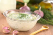 Foto: Tzatziki, a Greek and Turkish Yogurt Sauce Tzatziki, a Greek and Turkish Yogurt Sauce
