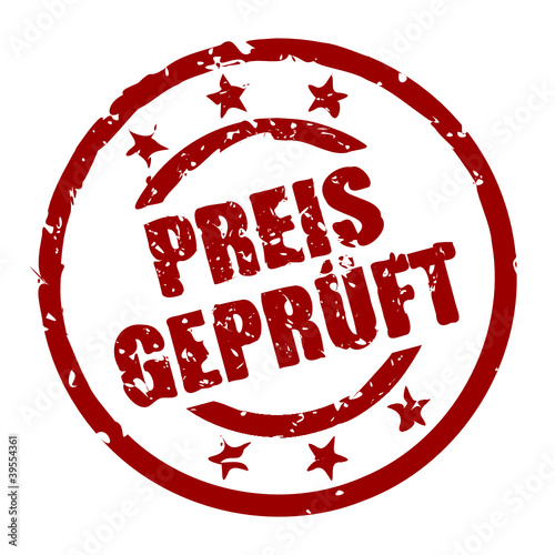 Vector: stempel preis geprüft I stempel preis geprüft I