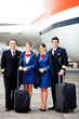 Pilots and air hostesses