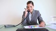 Executive calling while working