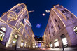 Ljubljana decorated for Chrithmas time