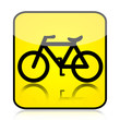 Bicycle sign isolated on white background