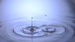 Falling drops in super slow motion