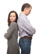 Couple having relationship difficulties