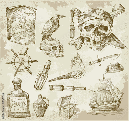 Vector: pirate collection pirate collection