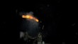 Activated bulb getting crushed in super slow motion