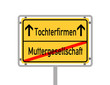 Tochterfirmen Muttergesellschaft