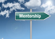 Signpost "Mentorship"