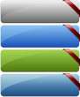 Web buttons with corners