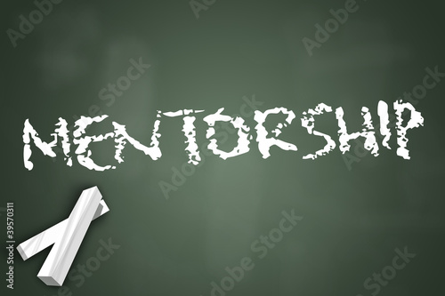 Illustration: Chalkboard "Mentorship" Chalkboard "Mentorship"