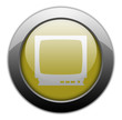 Yellow Metallic Orb Button 