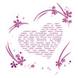 Coeur fleuris