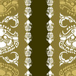 Vector seamless Cambodian floral pattern