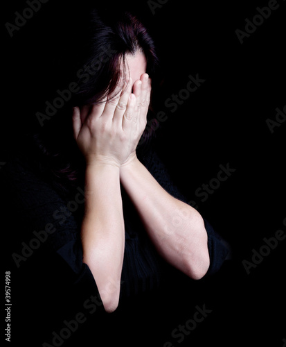 Photo: Young woman crying Young woman crying