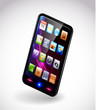 Vector: Detailed vector illustration of a modern smartphone Detailed vector illustration of a modern smartphone