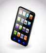 Vector: Detailed vector illustration of a modern smartphone Detailed vector illustration of a modern smartphone
