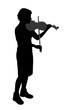 Female violinist