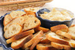 Hummus and mini toasts