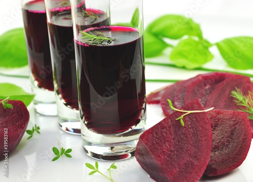 Photo: Rote Beete , Saft Rote Beete , Saft