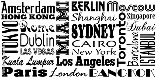 Vector: Famous Cities Famous Cities