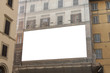 Photo: Empty advertisement billboard Empty advertisement billboard