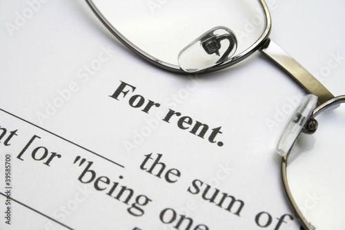 Photo: Rent form Rent form