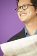 Businessman wearing glasses