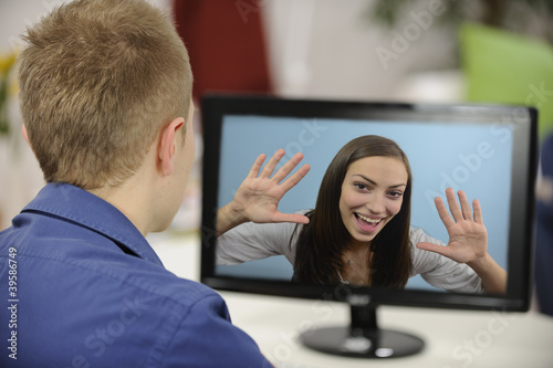 Photo: Video conference Video conference