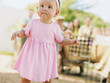 Toddler girl walking