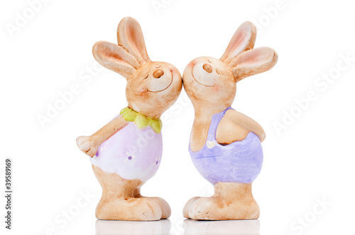 Photo: couple rabbit kissing couple rabbit kissing