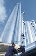 gas-workers, machinery and pipelines