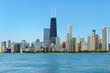 View of Chicago in the morning