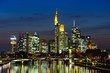 Photo: Frankfurt am Main, Germany in the twilight Frankfurt am Main, Germany in the twilight