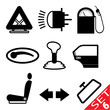 Car part icon set 6