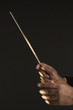 Close up of hands conducting