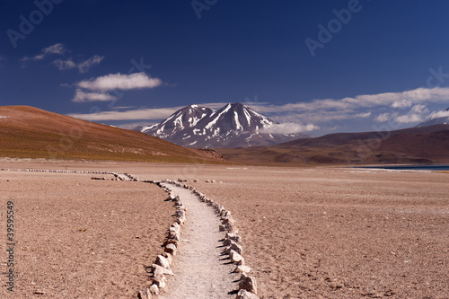 Photo: Volcanoes in the Atacama desert Volcanoes in the Atacama desert