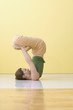Young woman practicing yoga