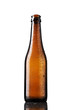 Empty bottle of beer with drops Empty bottle of beer with drops