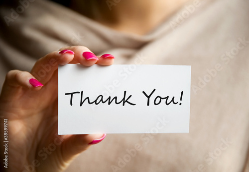 Photo: Thank You Card Thank You Card