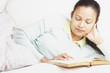 Young woman reading