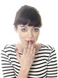 Foto: Young Woman Whispering. Model Released Young Woman Whispering. Model Released