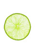 Frische Limette Scheibe isoliert
