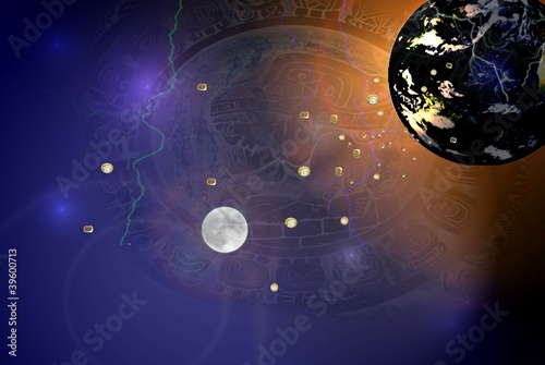 Illustration: Mayan Calendar 2012 ... what comes ? Mayan Calendar 2012 ... what comes ?
