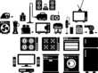 Home appliances icons