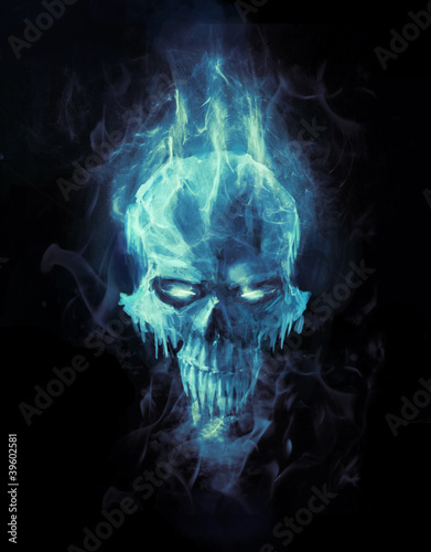Illustration: ice skull ice skull