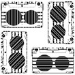striped audio tapes striped audio tapes