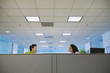 Two businesspeople talking