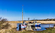 Tradtional fishing fjord boats, Nymindegab, Denmark Tradtional fishing fjord boats, Nymindegab, Denmark